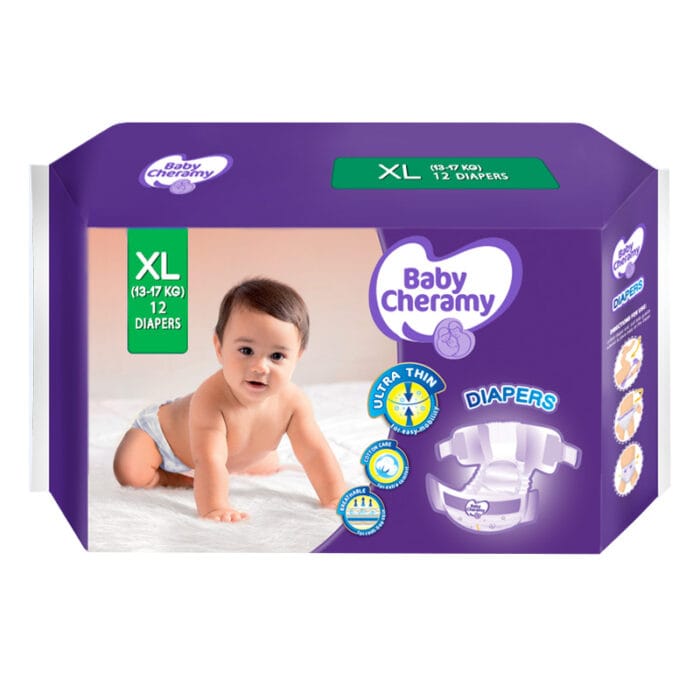 Baby Cheramy Diaper XL 12's