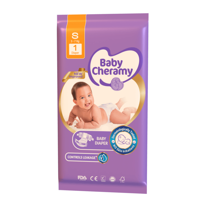 Baby Cheramy Diapers - Small (1's)