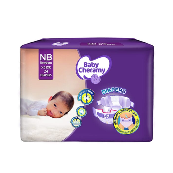 Baby Cheramy Diaper new born 24's