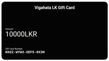 Gift Card- 10000LKR