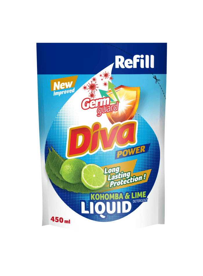 Diva Detergent Power Liquid Kohomba Refill 450ml