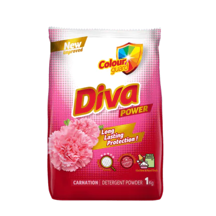 Diva Detergent Power Powder Carnation 1kg