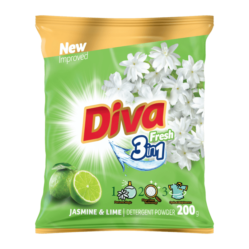 Diva Detergent powder Jesmin & Lime 200g