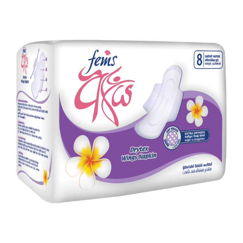 Fems Aya Drytex Sanitary napkin 8pk