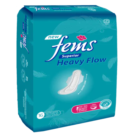 Fems Superior Heavy Flow Protection 16pk