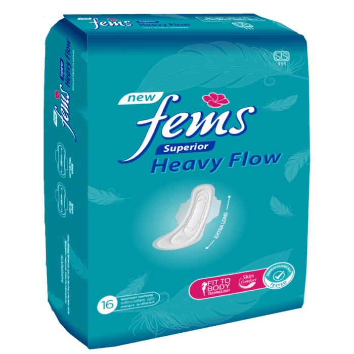 Fems Superior Heavy Flow Protection 16pk