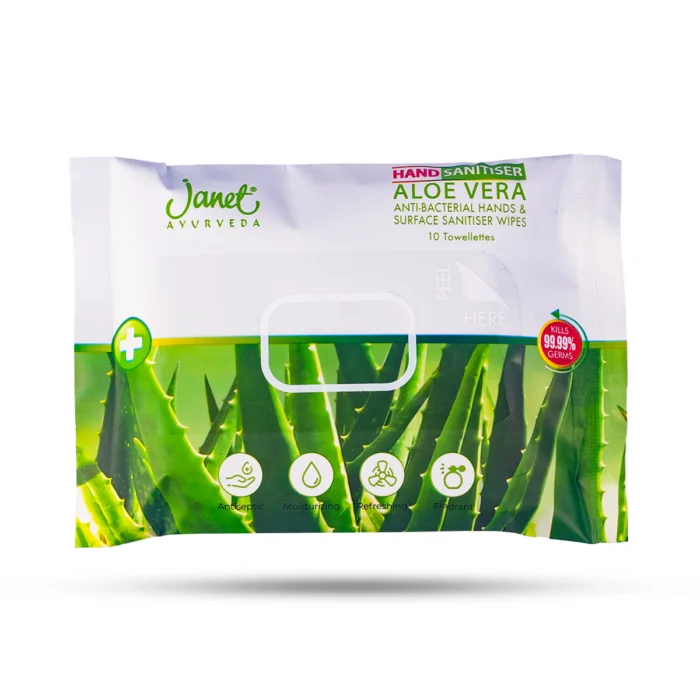 Janet Anti-bacterial Hands & Surface Sanitizer Wipes