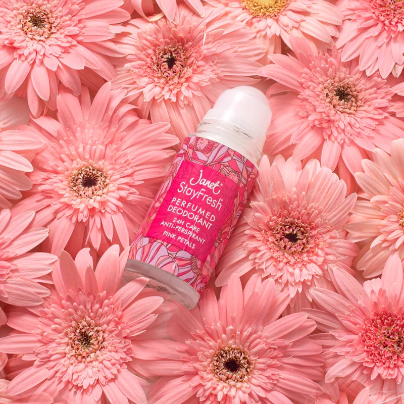 Janet Perfumed Deodorant Pink Petals 50ml