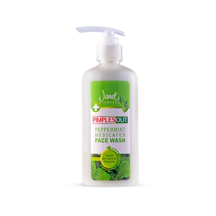 Janet Pimples Out Peppermint Medicated Face Wash 300ml-2