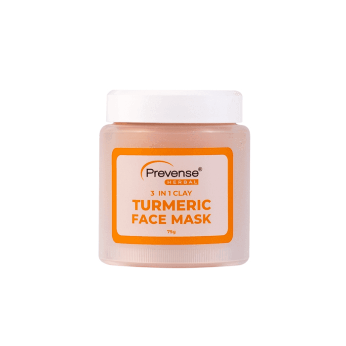 Prevense 3 In 1 Clay Turmeric Mask 75g