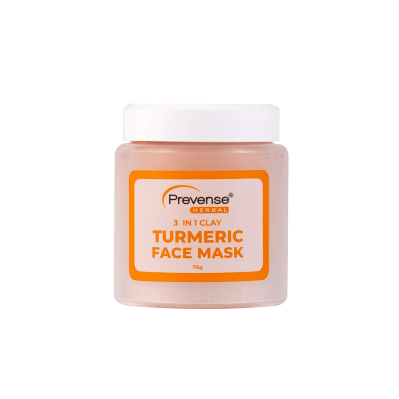 Prevense 3 In 1 Clay Turmeric Mask 75g