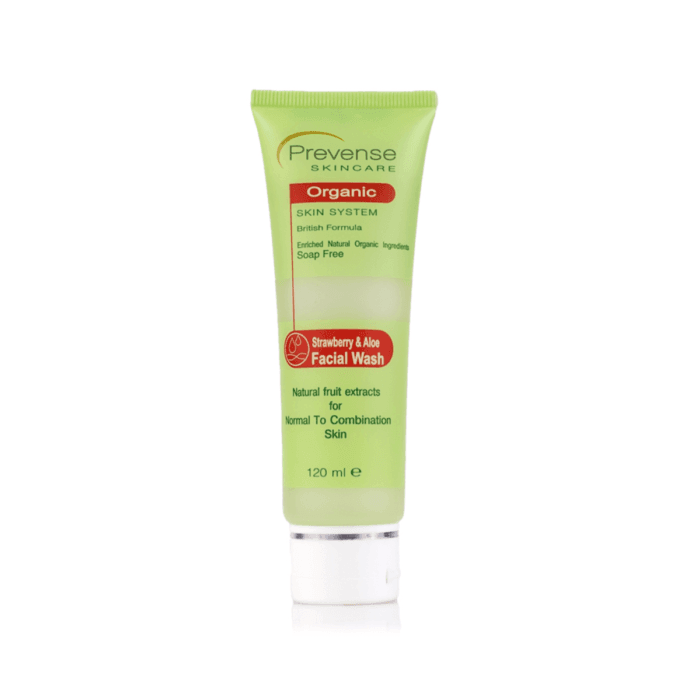 Prevense Strawberry & Aloe Facial Wash For Normal To Combination Skin 120ml