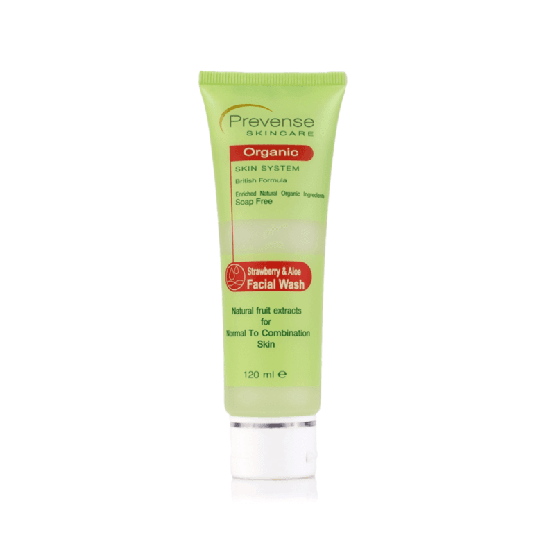 Prevense Strawberry & Aloe Facial Wash For Normal To Combination Skin 120ml