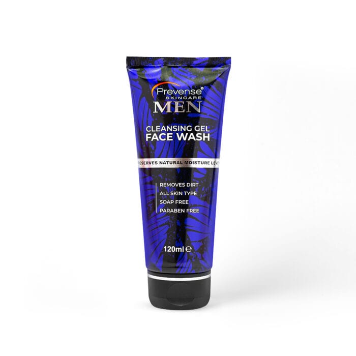 Prevense Wash Off Cleansing Gel - Mens Face Wash 120ml
