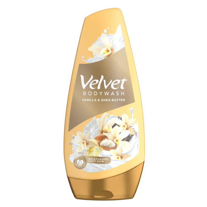 Velvet Body Wash - Vanilla & Shea Butter 250ml