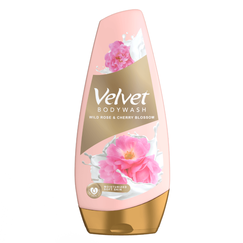 Velvet Body Wash - Wild Rose Cherry Blossom 140ml
