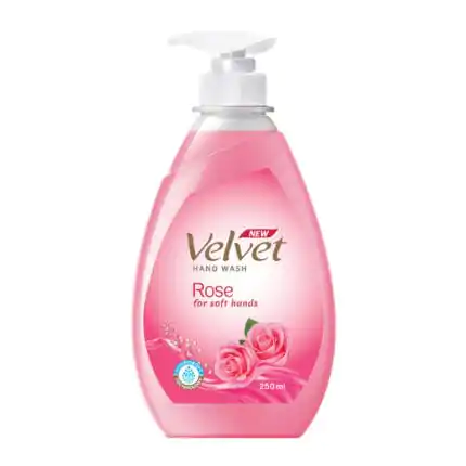 Velvet Hand wash pump Rose 250ml