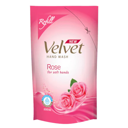 Velvet Hand wash pump Rose Refill 200ml