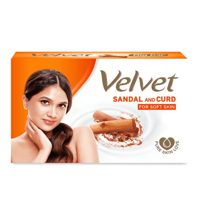 Velvet Soap Sandal And Curd 95G