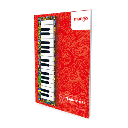 Mango A5 Tear-Off Notepad 100Pgs 4