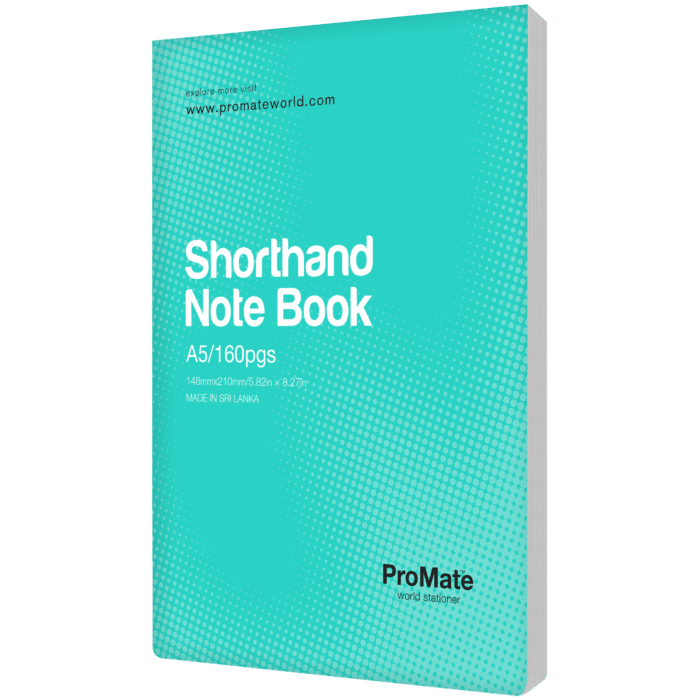 ProMate A5 Shorthand Notebook 160Pgs 2