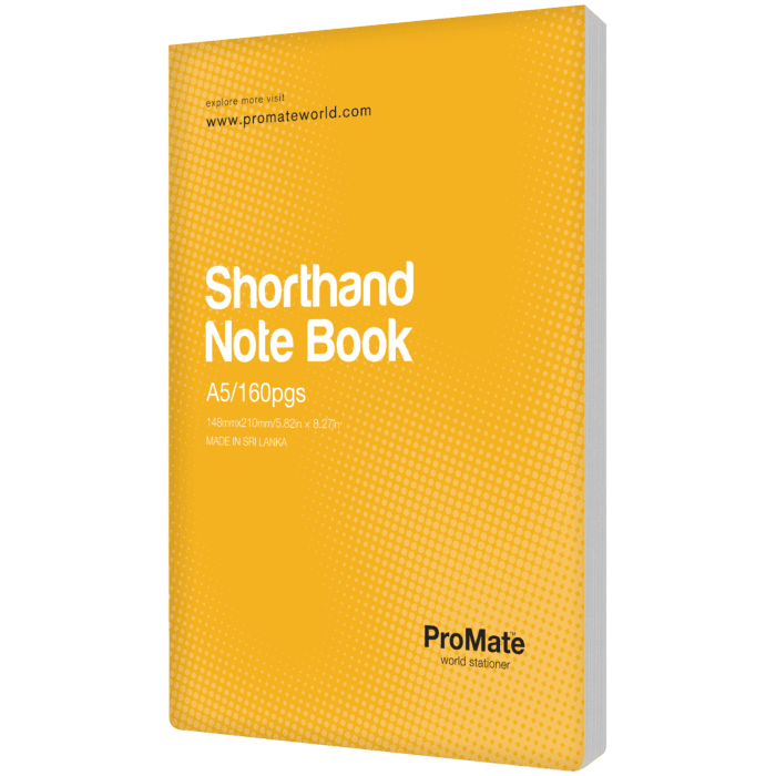 ProMate A5 Shorthand Notebook 160Pgs 5