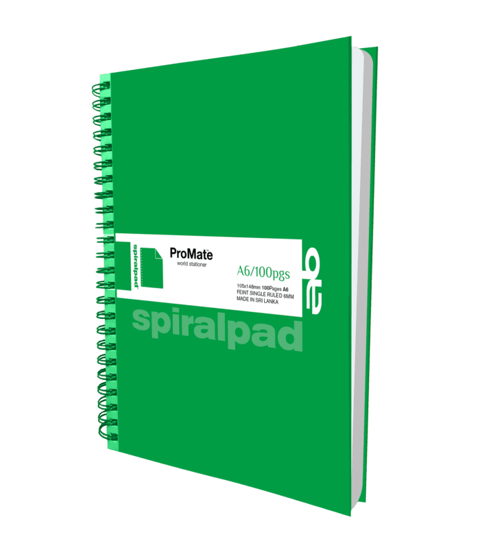 ProMate A6 Hardcover Flip-on Spiral Pad 100Pgs 1