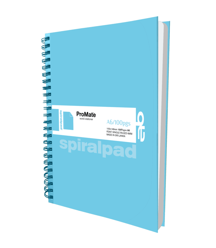 ProMate A6 Hardcover Flip-on Spiral Pad 100Pgs 4