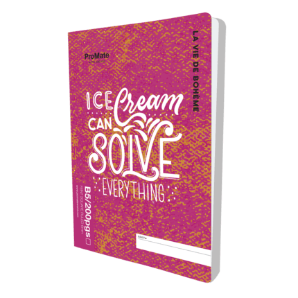 ProMate B5 Square Ruled 200 Pages Book 10