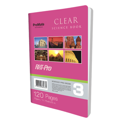 ProMate CR 120Pgs Clear Book 4