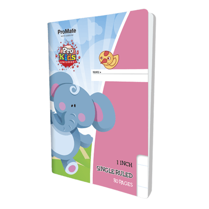 ProMate Exercise Single Ruled One Inch Book 80 Pages 3