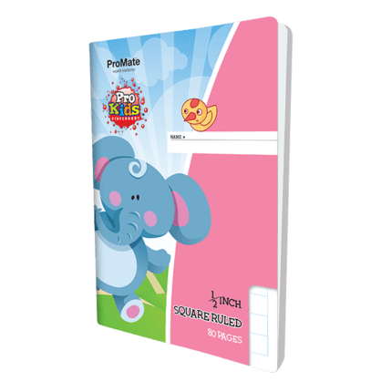 ProMate Exercise Square Ruled Half Inch Book 80 Pages 3