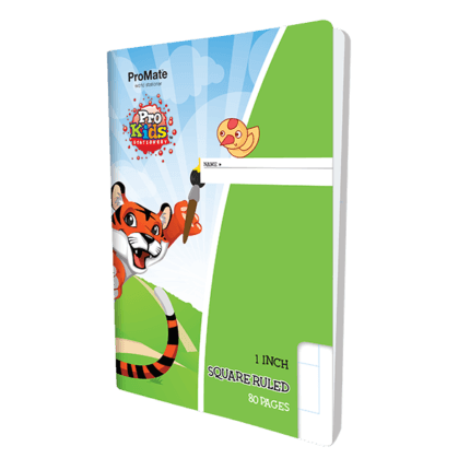 ProMate Exercise Square Ruled One Inch Book 80 Pages 3