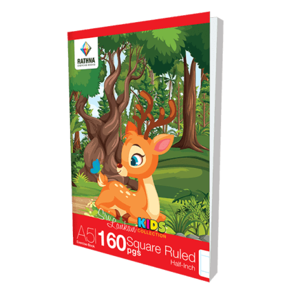 Rathna 160 Pages Square Ruled Half Inch Exercise Book 3