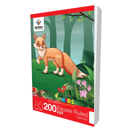 Rathna 200 Pages Square Ruled Half Inch Exercise Book 3