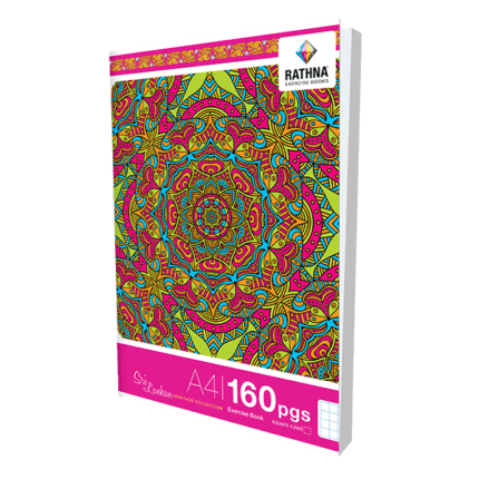 Rathna CR 160 Pages Square Ruled Book 3