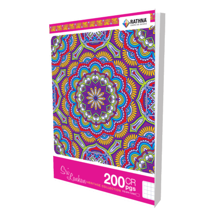 Rathna CR 200 Pages Square Ruled Book 2