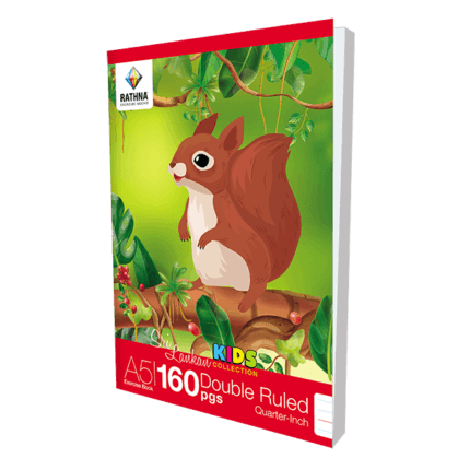 Rathna Exercise 160 Pages Double Ruled Quarter Inch Book 3