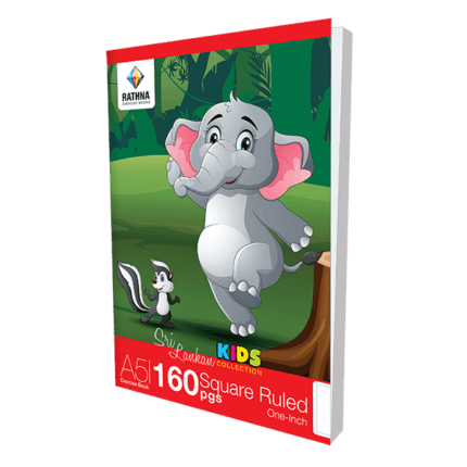 Rathna Exercise 160 Pages Square Ruled One Inch Book 3