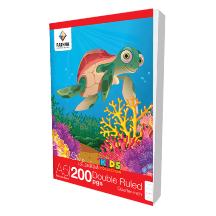 Rathna Exercise 200 Pages Double Ruled Quarter Inch Book 3