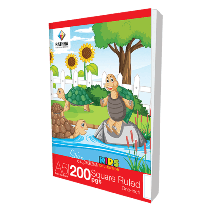 Rathna Exercise 200 Pages Square Ruled One Inch Book 3