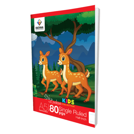 Rathna Exercise 80 Pages Single Ruled Half Inch Book 4