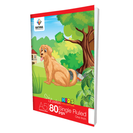 Rathna Exercise 80 Pages Single Ruled One Inch Book 3