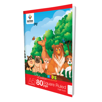 Rathna Exercise 80 Pages Square Ruled Half Inch Book 2