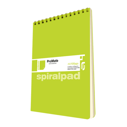 ProMate A4 Flip-up Spiral Pad 100Pgs 6