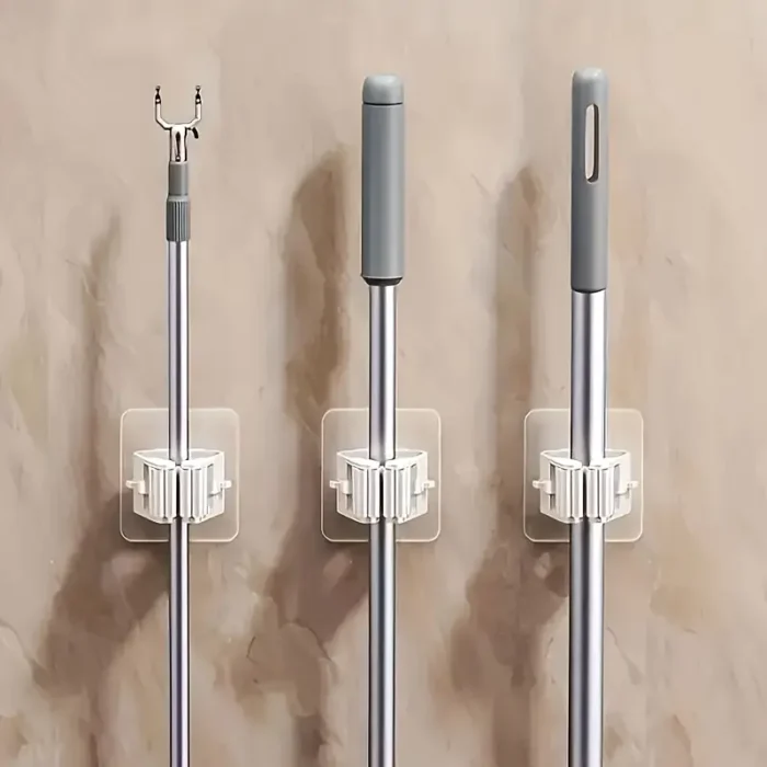 Wall-Mount Mop & Broom Holder