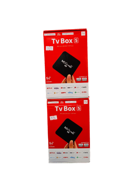 TV BOX S VERSION PRO MXQ PRO 5G ANDROID 13 RED BOX