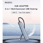 YESIDO MULTI FUNCTIONAL HUB ADAPTER 4 IN 1 HB17