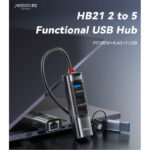 YESIDO HB19 4-in-1 Multi-Functional Hub Adapter