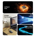 YESIDO HB19 4-in-1 Multi-Functional Hub Adapter